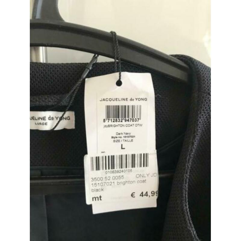 Nieuw Jacqueline de yong jas donkerblauw maat L