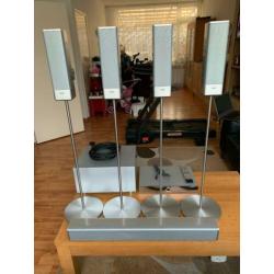 Loewe aluminium center Speaker met kabel zgan