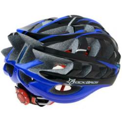 Fietshelm wielrenhelm blauw zwart racefiets fiets helm