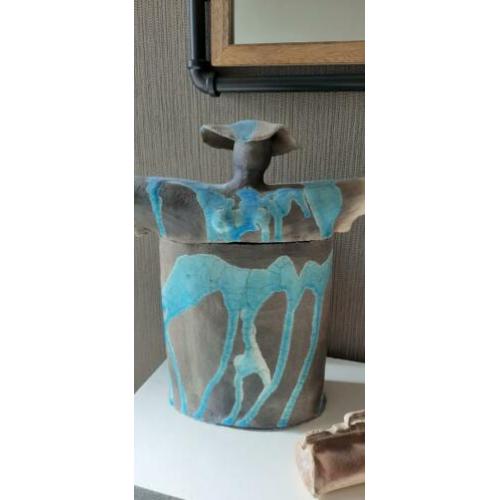 Prachtige TORSO, Raku-keramiek!