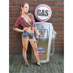 Fifties sixties metalen pin up borden