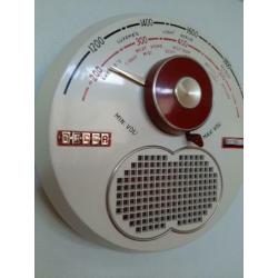 Zeldzame DECCA TPW70 wallhanging transistor radio 1961