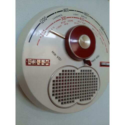 Zeldzame DECCA TPW70 wallhanging transistor radio 1961