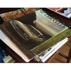 Verzameling Chevrolet folders 1964/1991