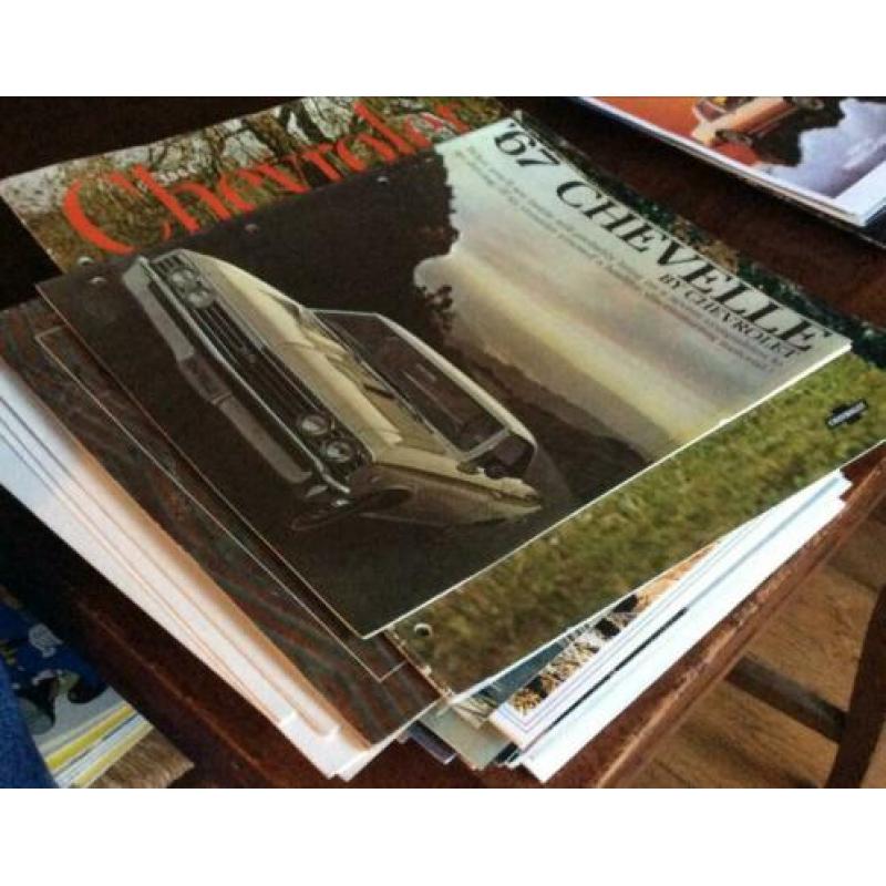 Verzameling Chevrolet folders 1964/1991