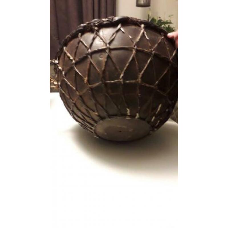 trommel, drum, djembe uniek handgemaakt zeer oud