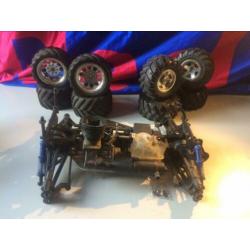 Nitro rc truck met .18 motor 2.95cc 4wd 1:8