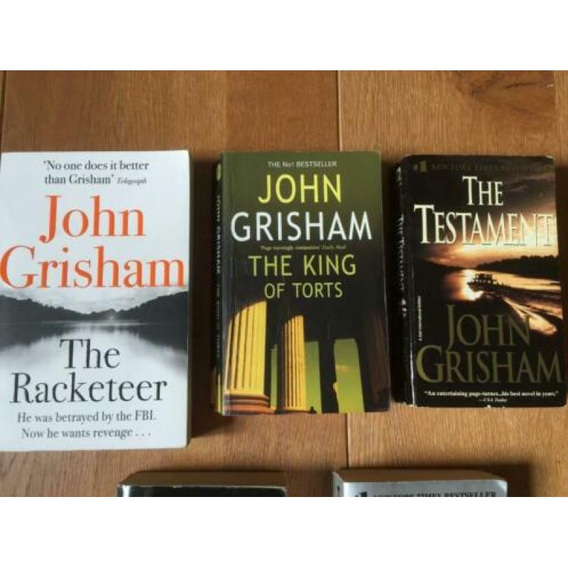 5x Engelstalige/English pocket John Grisham