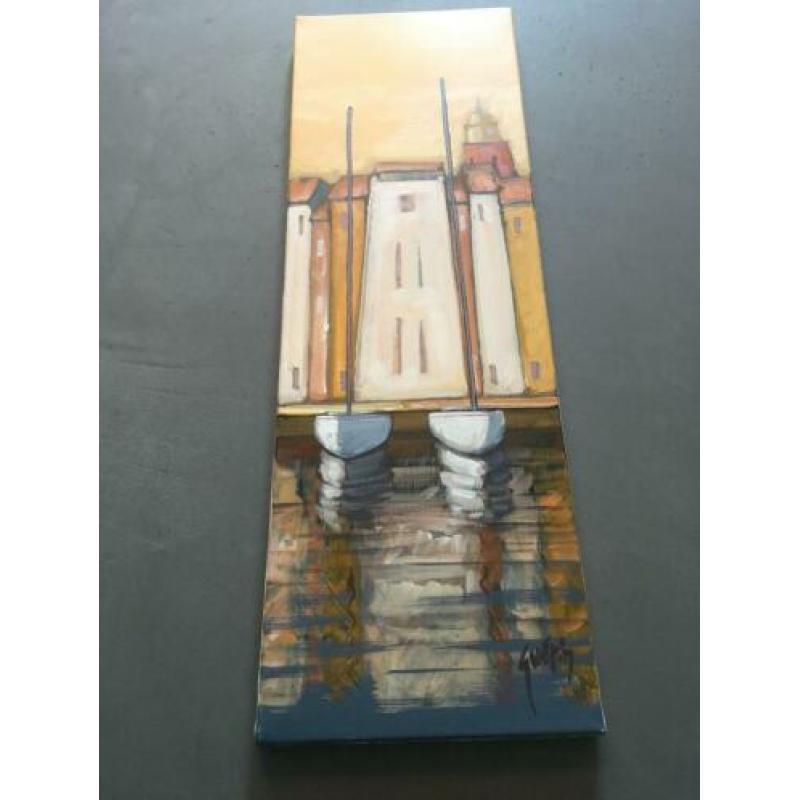 Schilderij: Bootjes San Tropez