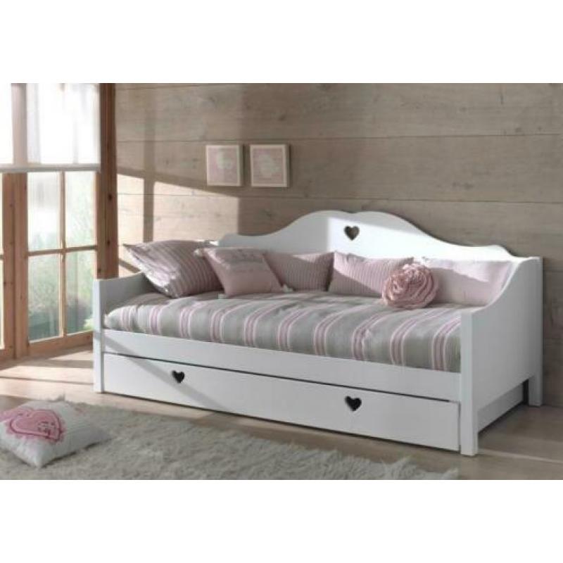 Amori | Kajuitbed | Wit | Slaaplade | Meisjesbed