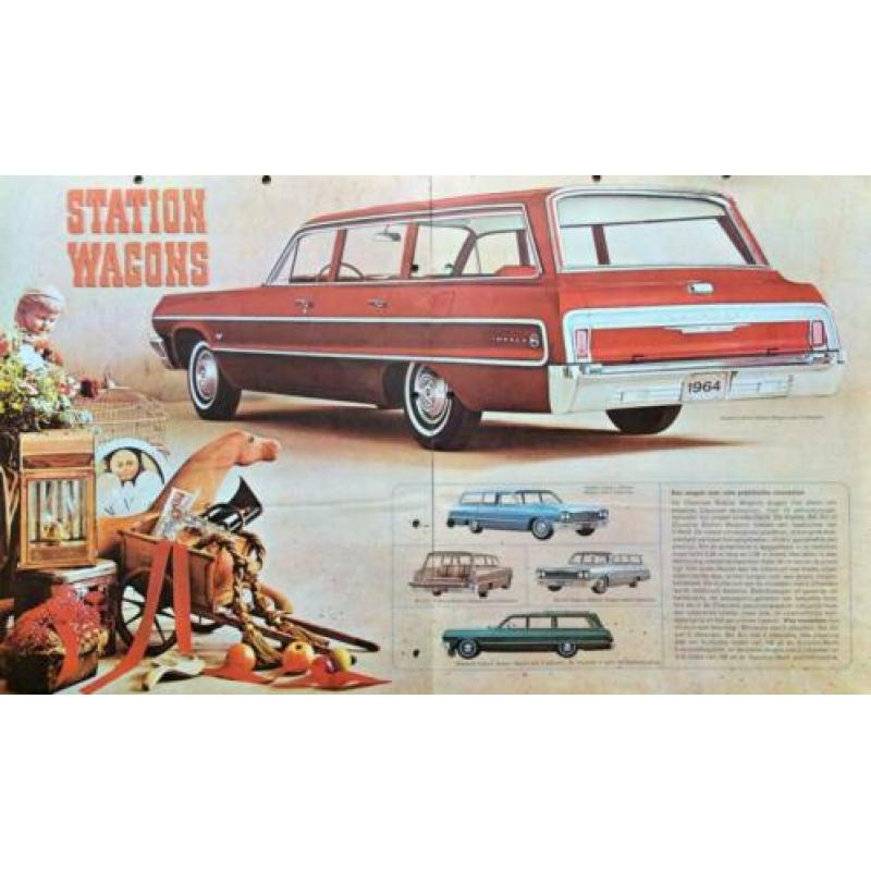 Verzameling Chevrolet folders 1964/1991