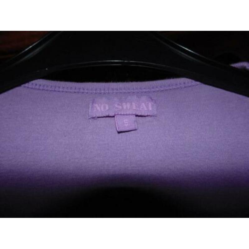 Shirt maat S katoen paars