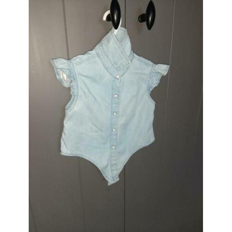 Wit jurkje broderie kant meisje 116 le chic mayoral Primark
