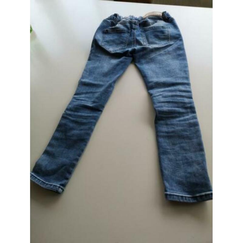 Meisjesjeans hound blauw maat s 134/140