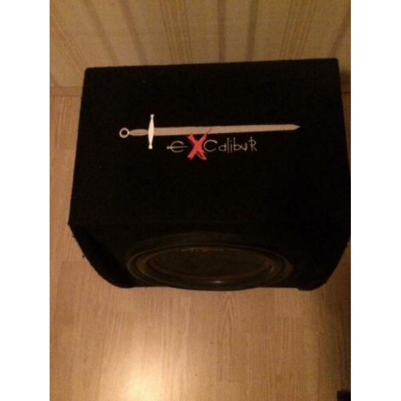 Excalibur Subwoofer Zwart met versterker