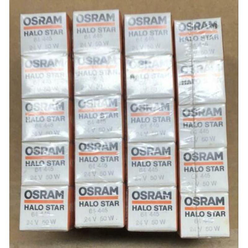 Osram 64 445 halo star 24 volt 50 watt en 24 v 100 w en 12 v