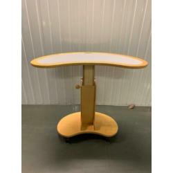 Verstelbaar, bureau, presentatie tafel zeer mooi en uniek