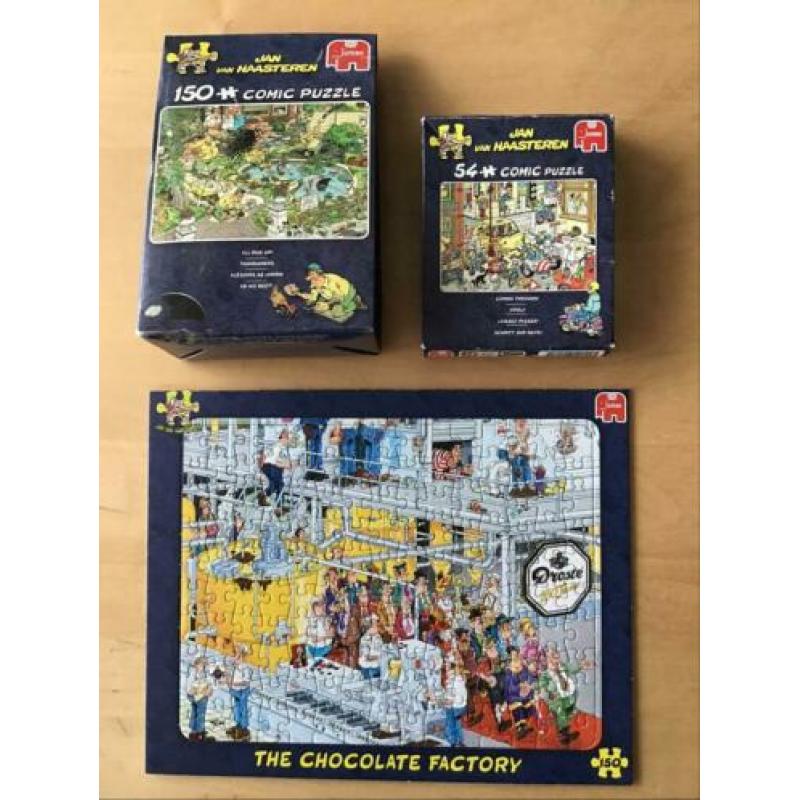 3 Jan van Haasteren puzzels - 54 en 150 stukjes