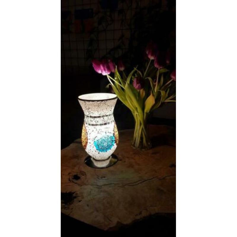 Oosterse Marokkaanse mozaïek lamp tafellamp