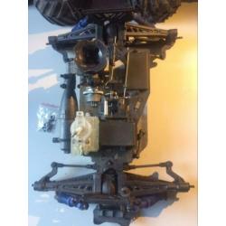 Nitro rc truck met .18 motor 2.95cc 4wd 1:8