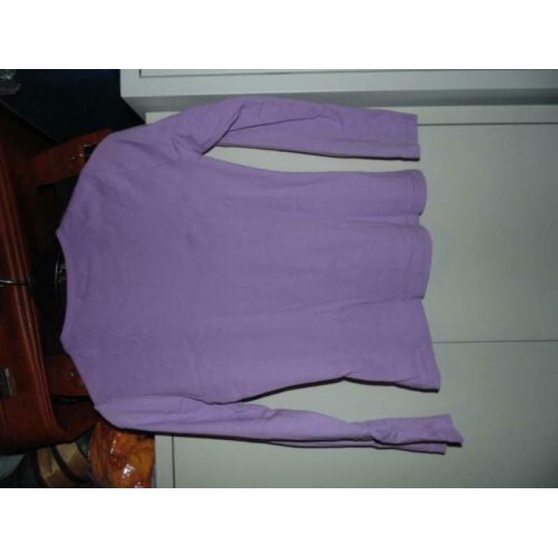 Shirt maat S katoen paars
