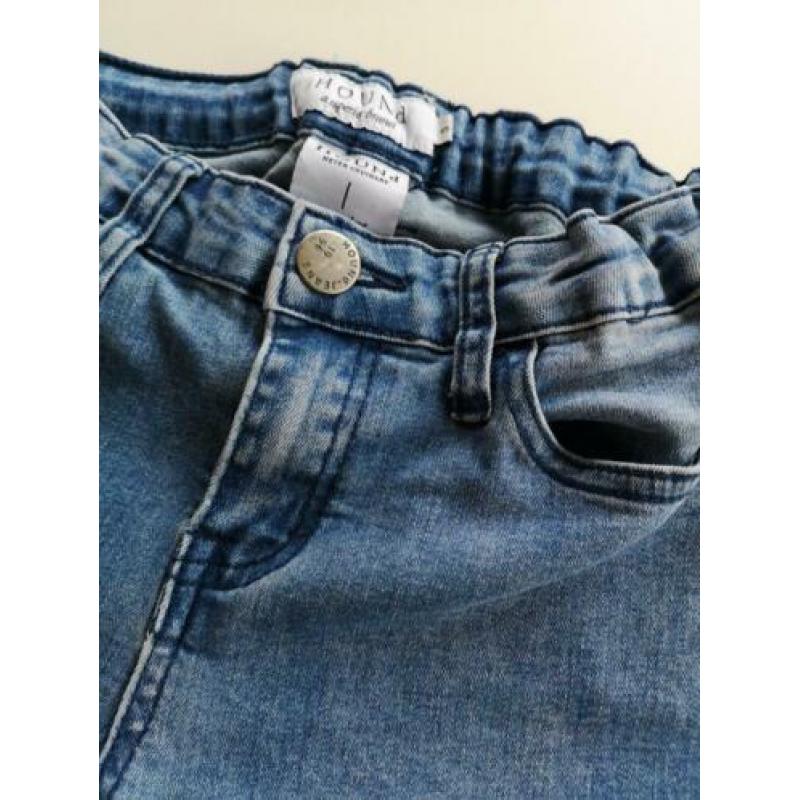 Meisjesjeans hound blauw maat s 134/140