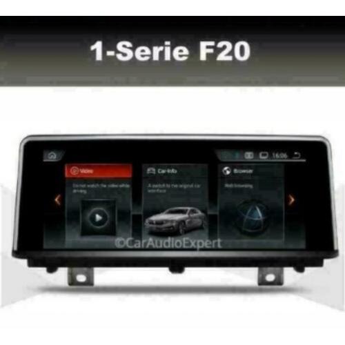 BMW 1serie F20 navigatie android 9.0 iDrive 8.8inch wifi dab