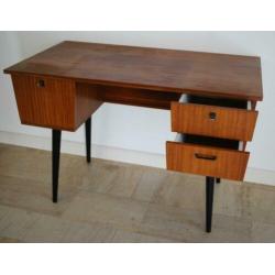 Jaren '50 Teak houten bureau