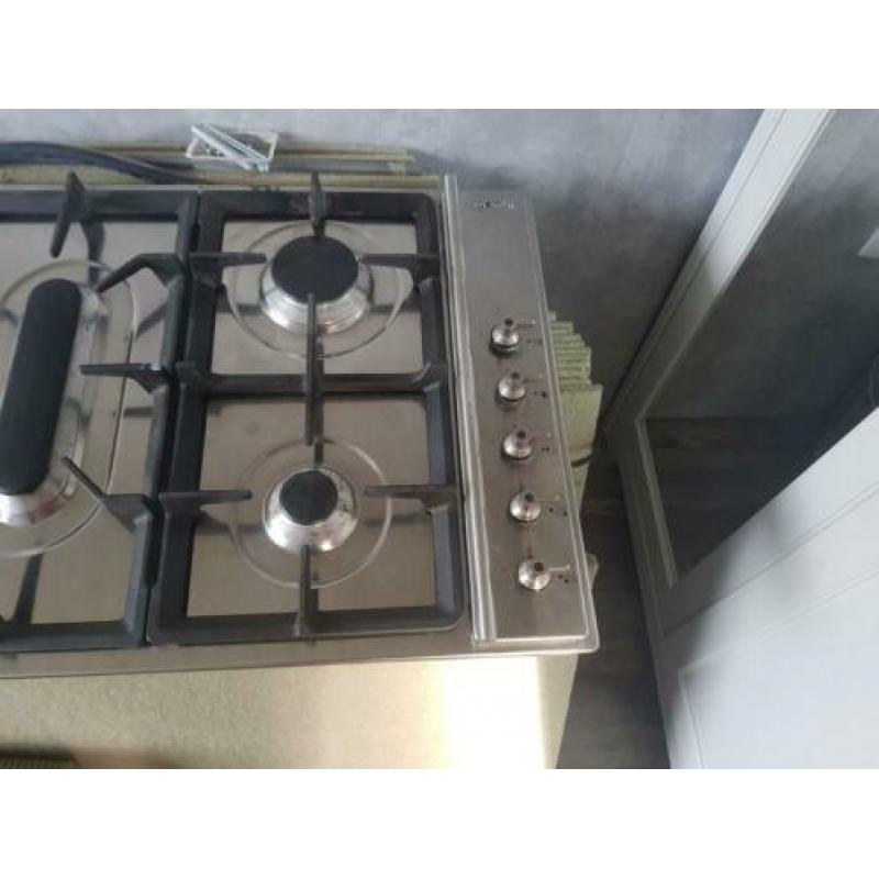 Smeg inbouw gasstel