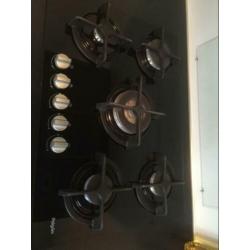 Pelgrim 5 pits gas op glas wokbrander met gebruiksaanwijzing