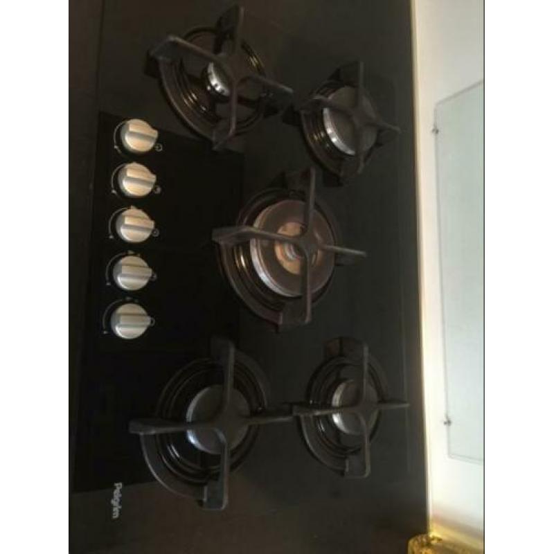 Pelgrim 5 pits gas op glas wokbrander met gebruiksaanwijzing