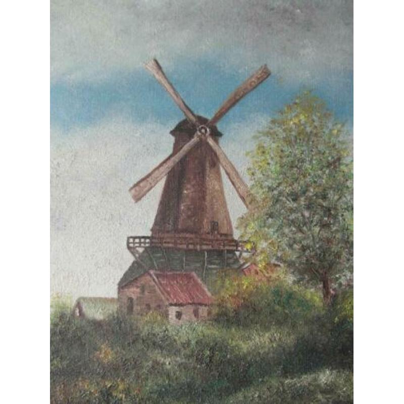 Schilderij Hollands Landschap