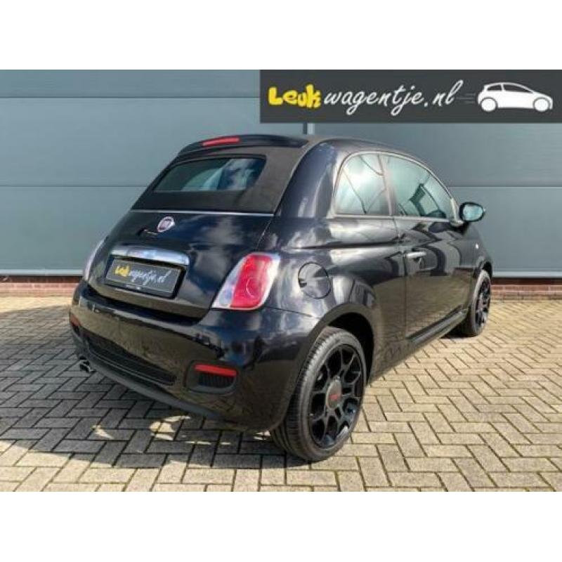 Fiat 500 C 1.2 500S Cabrio * leder * stoelverw. * 16 inch