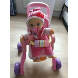 Vtech Little love pop met poppenwagen
