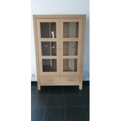 dressoir, tv meubel, glazen kast en salontafel