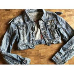Blue Sista jeans jasje maat XS