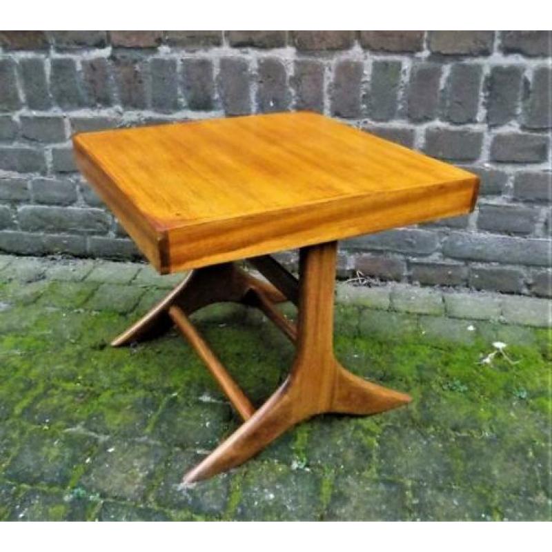 Deens design bijzettafel salontafel teak retro vintage