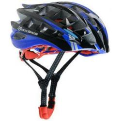 Fietshelm wielrenhelm blauw zwart racefiets fiets helm