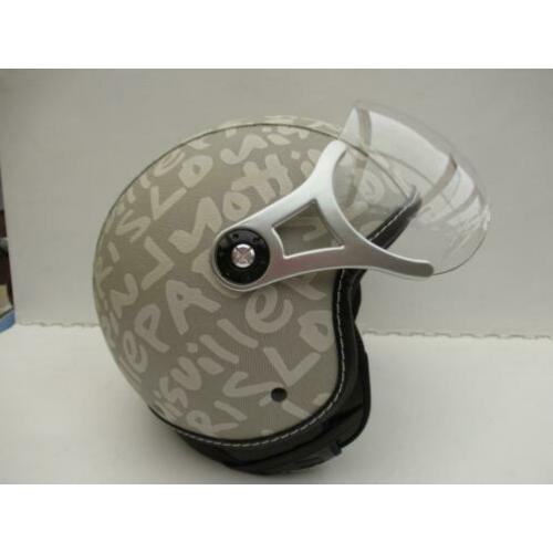 Jethelm Motor Scooter Brommer Snorfiets Helm XS,S en M