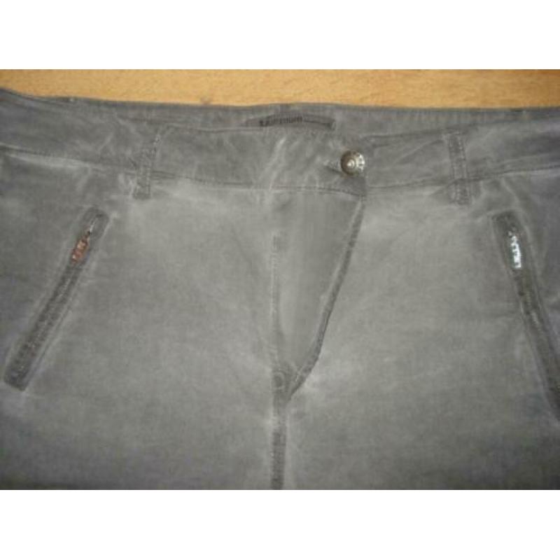 SUMMUM gave grijze stretch skinny broek maat 40