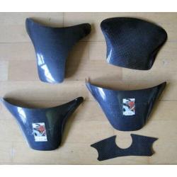 Honda CBR VFR carbon tankbeschermers kroonplaatbeschermer