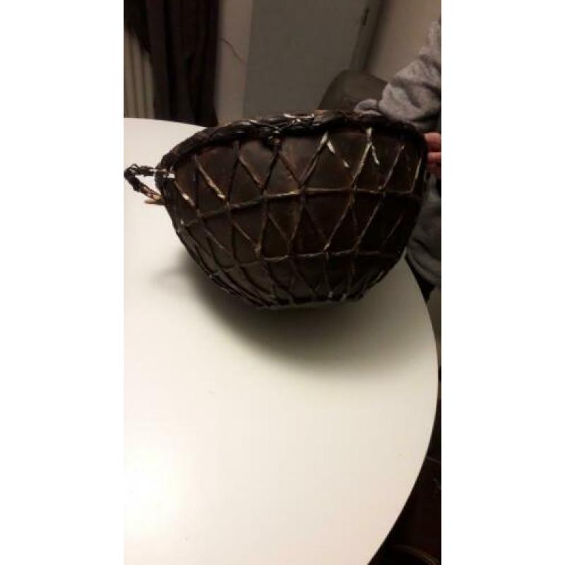 trommel, drum, djembe uniek handgemaakt zeer oud