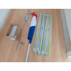 Fontein en led lampen incl starters nieuw vlag en lamp gebru