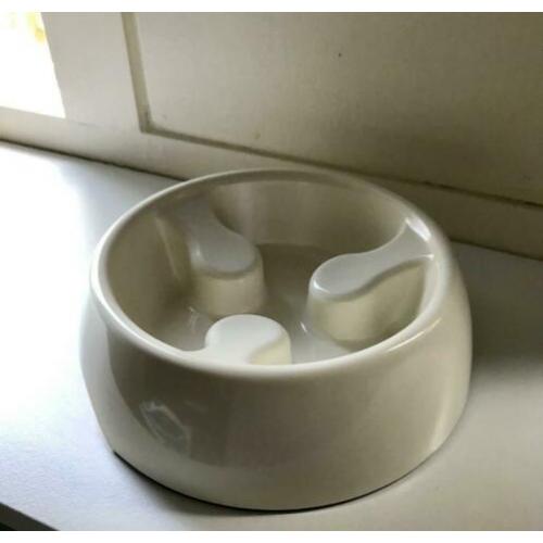 Anti Schrok Etensbak voor Poes of Hond.