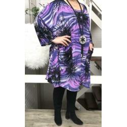 Elke oversized A-lijn tuniek/jurk apart (extra groot)
