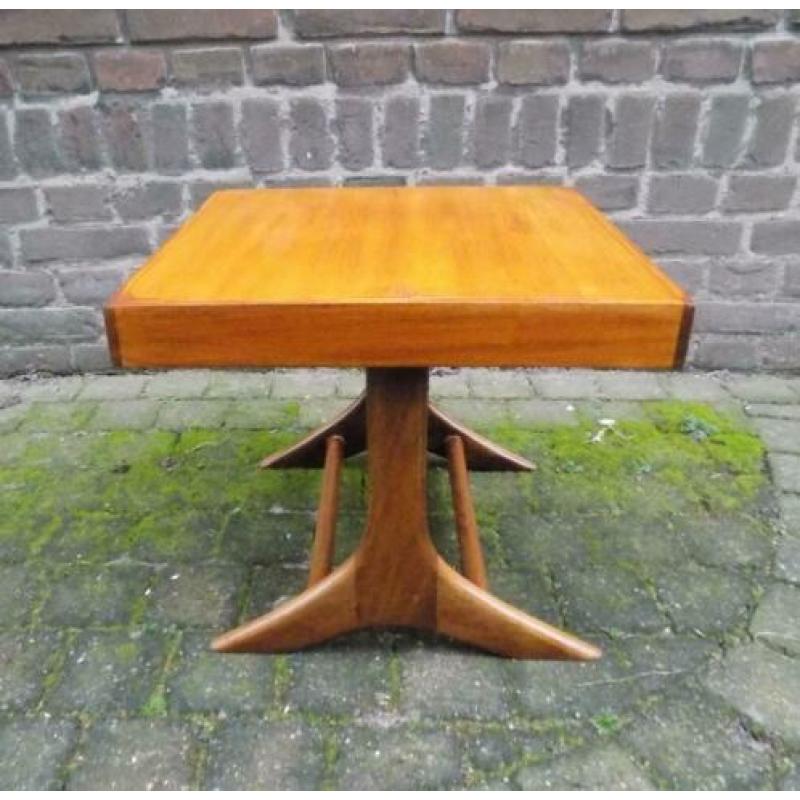 Deens design bijzettafel salontafel teak retro vintage