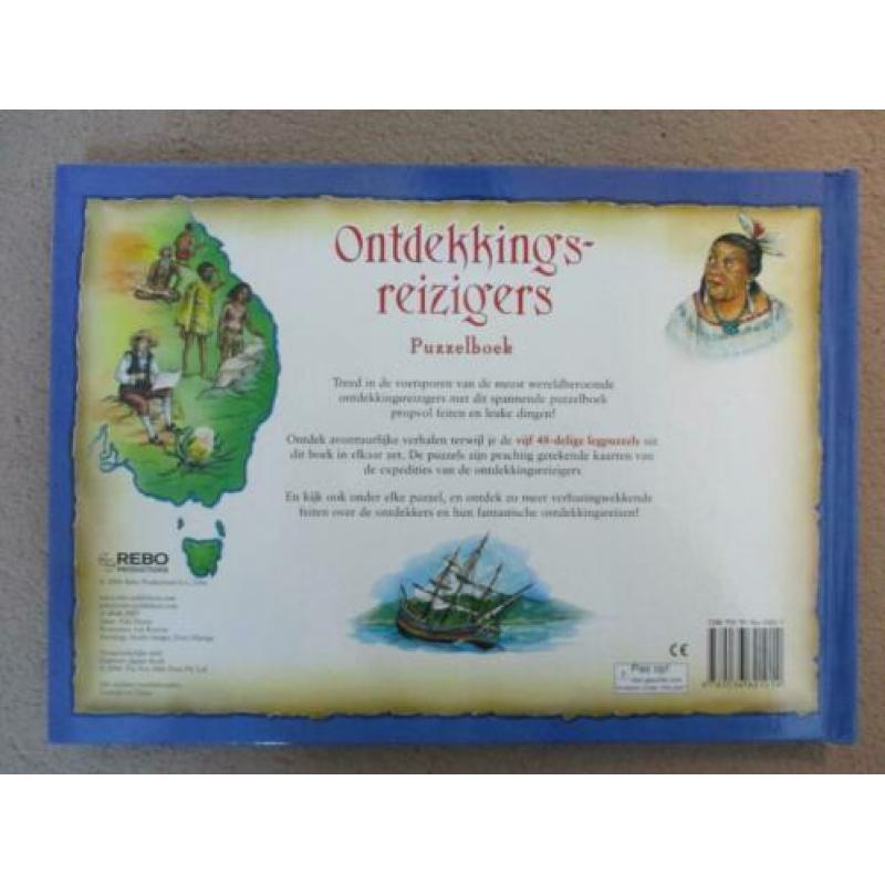 Ontdekkingsreizigers puzzelboek