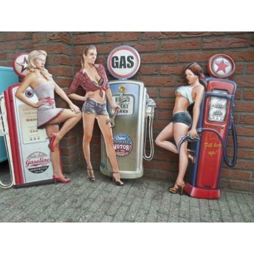 Fifties sixties metalen pin up borden