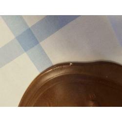BROODPOT met handvat mat bruin groot formaat