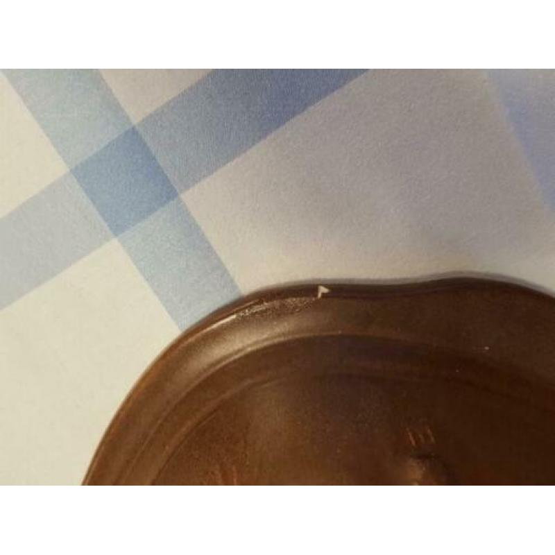 BROODPOT met handvat mat bruin groot formaat